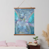 Sterrennacht Fairy Fantasy Art van Molly Harrison Hangend Wandkleed (Slaapkamer)