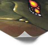 Sterrennacht Fairy gothic fantasy art Print (Hoek)