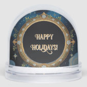 Sterrennacht Feestdagen Klantwaardering Sneeuwbol (Voorkant)