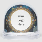 Sterrennacht Feestdagen Klantwaardering Sneeuwbol (Achterkant)