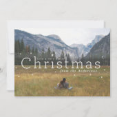 sterrennacht feestdagenkaart (Voorkant)