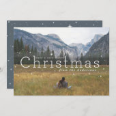 sterrennacht feestdagenkaart (Voorkant / Achterkant)