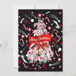 Sterrennacht Feestdagenkaart