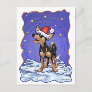 Sterrennacht Festive Chihuahua Briefkaart