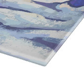 Sterrennacht Festive Chihuahua Snijplank (Hoek)