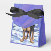 Sterrennacht Festive Chihuhua in Santa Hat Bedankdoosjes (Voorkant Zijde)