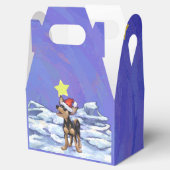 Sterrennacht Festive Chihuhua in Santa Hat Bedankdoosjes (Geopend)