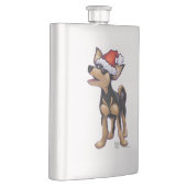 Sterrennacht Festive Chihuhua in Santa Hat Flacon (Rechts)