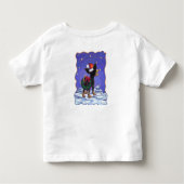 Sterrennacht Festive Chihuhua in Santa Hat Kinder Shirts (Achterkant)