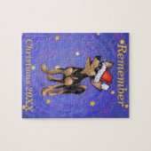 Sterrennacht Festive Chihuhua in Santa Hat Legpuzzel (Horizontaal)