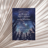 Sterrennacht Forest bruiloft uitnodiging