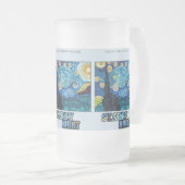 Sterrennacht Frosted Mok (Voorkant rechts)