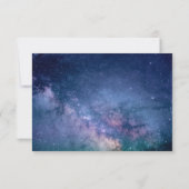 Sterrennacht Funeral Hartelijk dank | Memorial Car Bedankkaart (Achterkant)