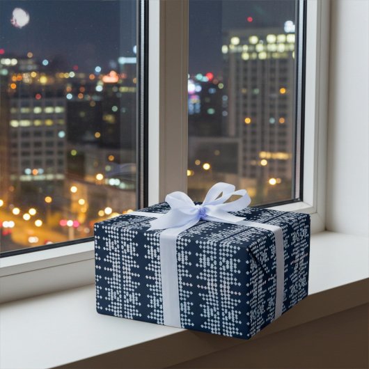 Sterrennacht - Futuristische Navy Blue All Occasio Cadeaupapier