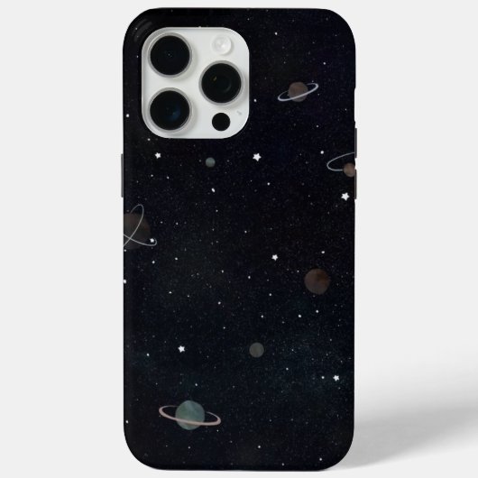 Sterrennacht Galaxy iPhone Case (Achterkant)