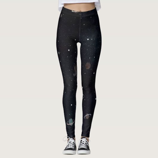 Sterrennacht Galaxy Leggings (Voorkant)