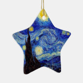 Sterrennacht Geïnspireerde Van Gogh Klassieke Prod Keramisch Ornament (Rechts)