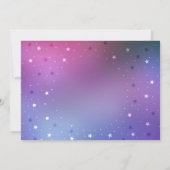 Sterrennacht Girls Sleepover Kaart (Achterkant)