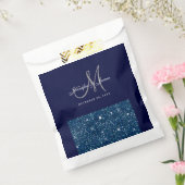 Sterrennacht Glitter Elegant Huwelijksgunst Bedankzakje (Gezegeld)