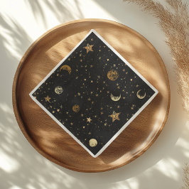 Sterrennacht Gold Moon Napkins Servet