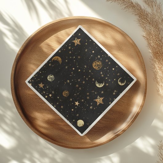 Sterrennacht Gold Moon Napkins Servet