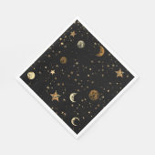 Sterrennacht Gold Moon Napkins Servet (Hoek)