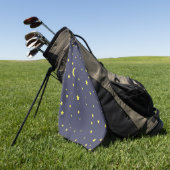 Sterrennacht Golfhanddoek (Groen)