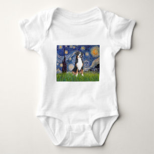 Sterrennacht-Greater Swiss Mountain Dog Romper