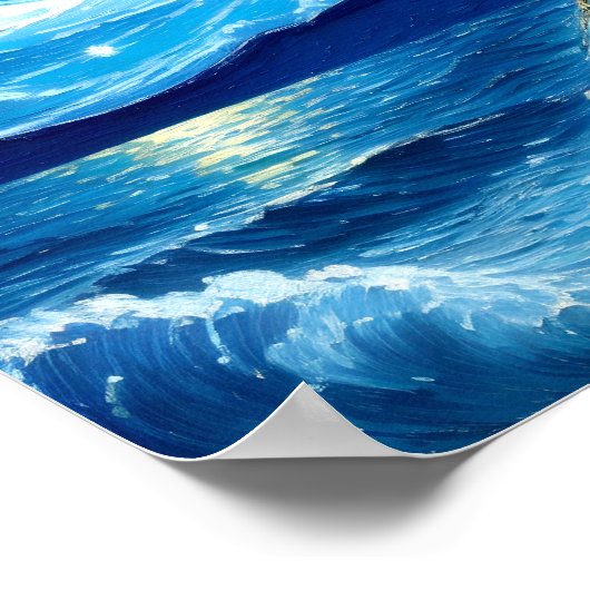 Sterrennacht 🌌 - Grieks Godin Fantasie Poster #10 (Hoek)