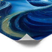 Sterrennacht 🌌 - Grieks Godin Fantasy Poster #8 (Hoek)