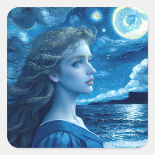 Sterrennacht 🌌 - Griekse godin magische Stickers