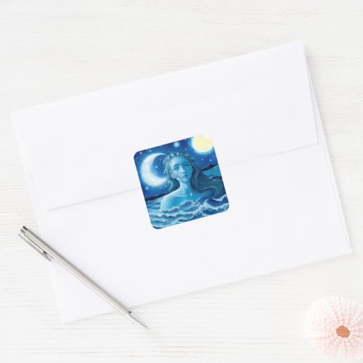 Sterrennacht 🌌 - Griekse godin magische Stickers  (Envelop)