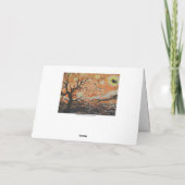 Sterrennacht Halloween Kaart (Achterkant)