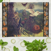 Sterrennacht Halloween Theedoek (Gevouwen)