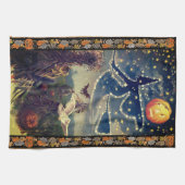 Sterrennacht Halloween Theedoek (Horizontaal)