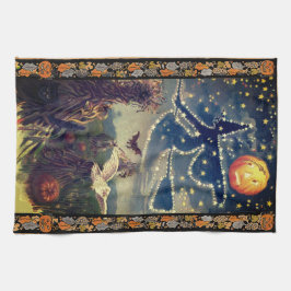 Sterrennacht Halloween Theedoek
