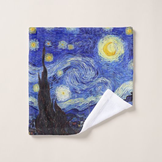 Sterrennacht-handdoekset Bad Handdoek (Wasdoekje)