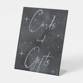 Sterrennacht Hemelkaarten & Cadeaus Sokkel Bord Reclamebord Met Voetstuk