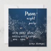 Sterrennacht Hemelse Hemelse Prom Night Dance Kaart (Voorkant)