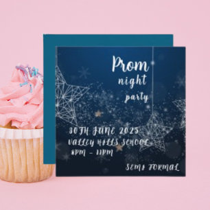 Sterrennacht Hemelse Hemelse Prom Night Dance Kaart