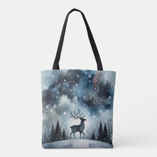 Sterrennacht Hert Tote Bag (Achterkant)