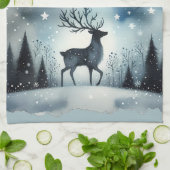 Sterrennacht Herten Theedoek (Gevouwen)