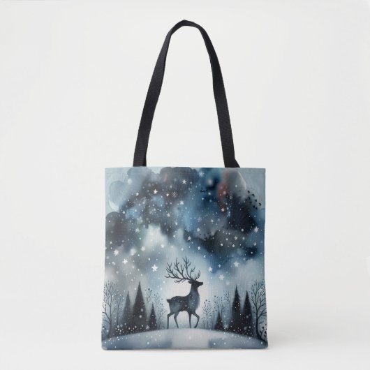 Sterrennacht Herten Tote Bag (Voorkant)
