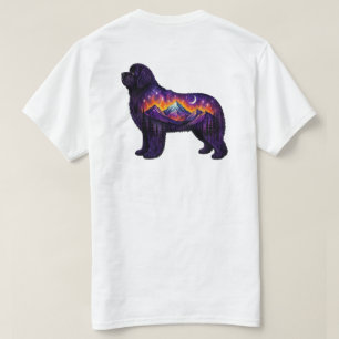 Sterrennacht Honden Silhouet Sterrennacht T-shirt