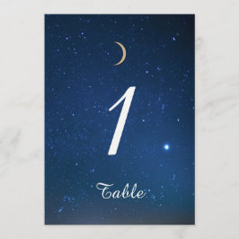 Sterrennacht Huwelijk Tafelnummer