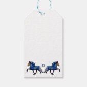 Sterrennacht IJslands paard Cadeaulabel (Voorkant)