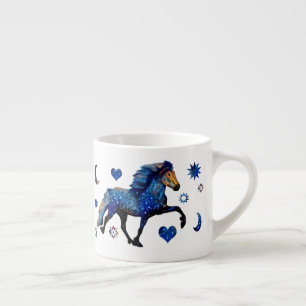 Sterrennacht IJslands paard Espresso Kop