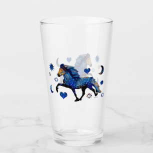 Sterrennacht IJslands paard Glas
