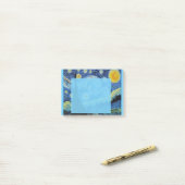Sterrennacht in Blue Post-it Post-it® Notes (Op bureau)