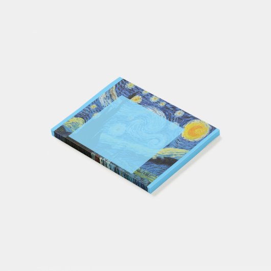 Sterrennacht in Blue Post-it Post-it® Notes (Schuin)